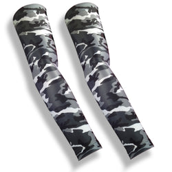 Grey Camo UV Sleeves for Golf