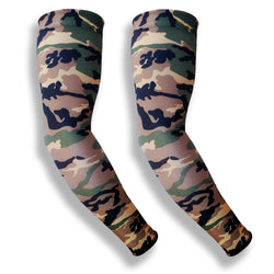 Green Camo Golf Sleeves for Arms