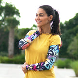 Island Dark Full Arm Golf Sleeves for UV Protection